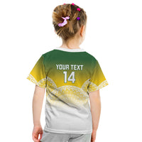Cook Islands Rugby Custom Kid T Shirt Come On Kukis LT14 - Polynesian Pride