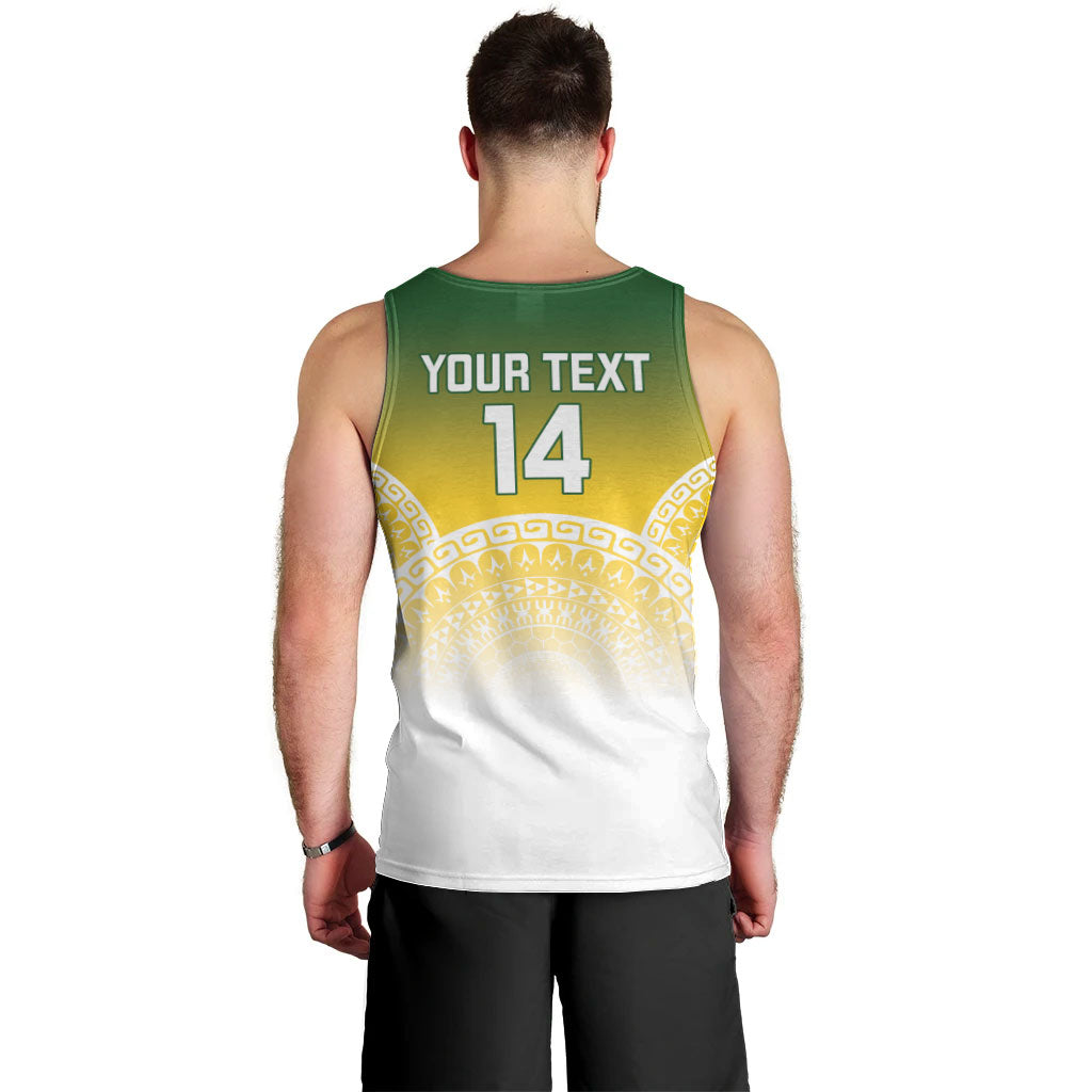 Cook Islands Rugby Custom Men Tank Top Come On Kukis LT14 - Polynesian Pride