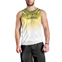 Cook Islands Rugby Custom Men Tank Top Come On Kukis LT14 - Polynesian Pride