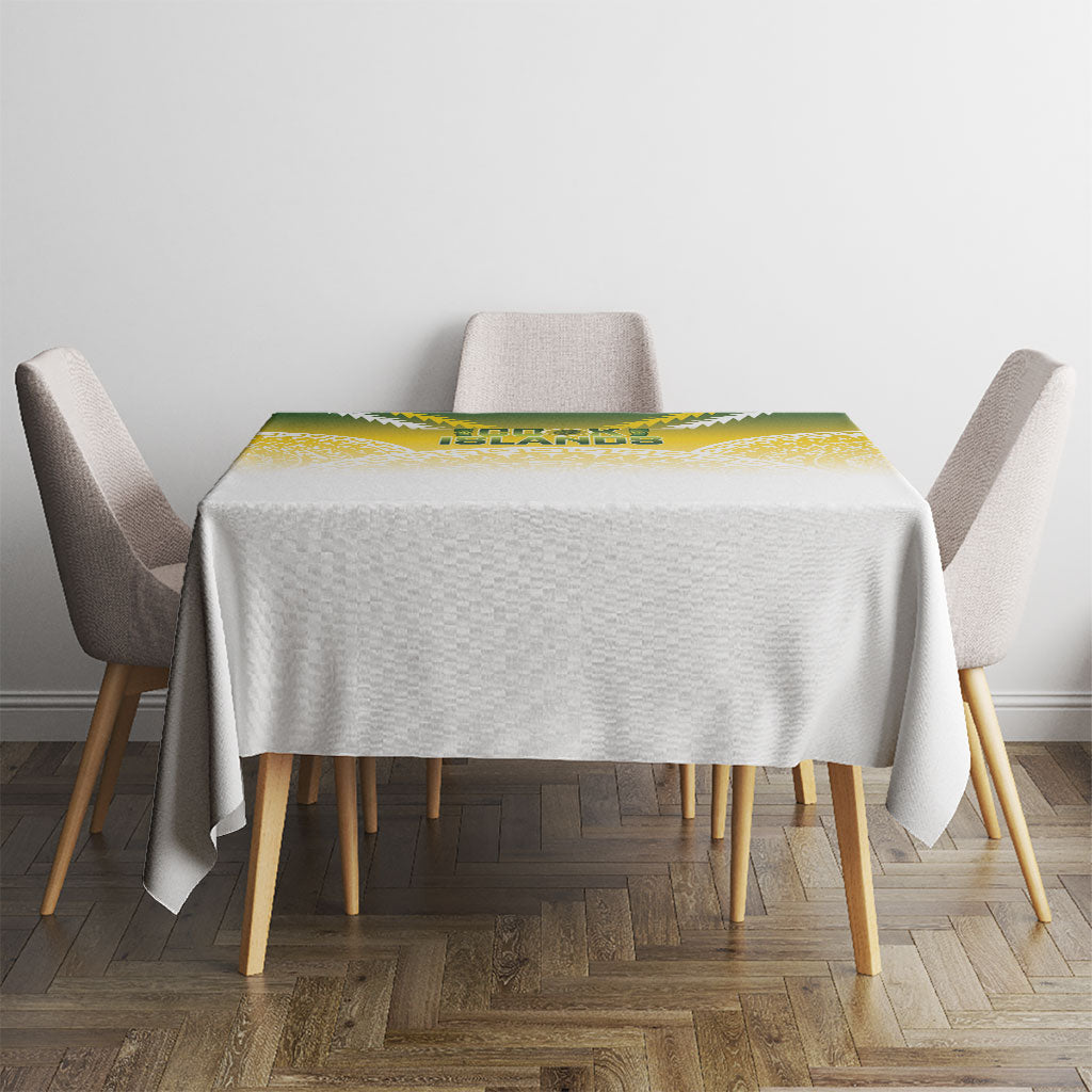 Cook Islands Rugby Tablecloth Come On Kukis LT14 - Polynesian Pride