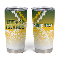 Cook Islands Rugby Custom Tumbler Cup Come On Kukis LT14 Multicolor - Polynesian Pride