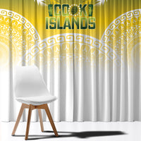 Cook Islands Rugby Window Curtain Come On Kukis LT14 - Polynesian Pride