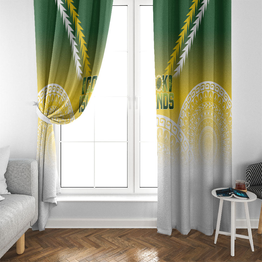 Cook Islands Rugby Window Curtain Come On Kukis LT14 - Polynesian Pride