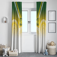 Cook Islands Rugby Window Curtain Come On Kukis LT14 - Polynesian Pride
