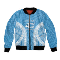 Federated States of Micronesia Independence Day Bomber Jacket FSM 40th Anniversary Proud LT14 Unisex Blue - Polynesian Pride