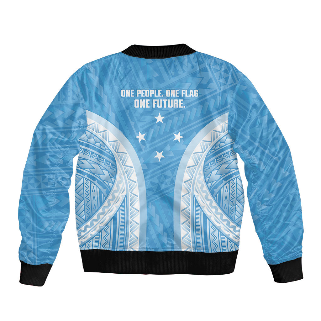 Federated States of Micronesia Independence Day Bomber Jacket FSM 40th Anniversary Proud LT14 - Polynesian Pride