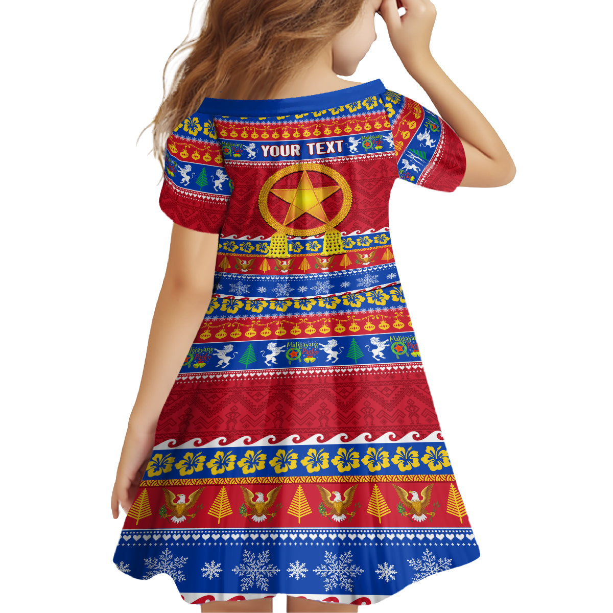 Custom Philippines Christmas Family Matching Off Shoulder Maxi Dress and Hawaiian Shirt Filipino Parol Maligayang Pasko LT14 - Polynesian Pride
