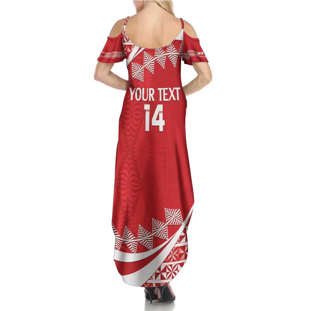 Custom Mate Maa Tonga Family Matching Summer Maxi Dress and Hawaiian Shirt 2024 Go Champions LT14 - Polynesian Pride