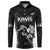 Aotearoa Rugby Custom Button Sweatshirt Maori Kiwi - Mascot Style
