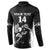 Aotearoa Rugby Custom Button Sweatshirt Maori Kiwi - Mascot Style