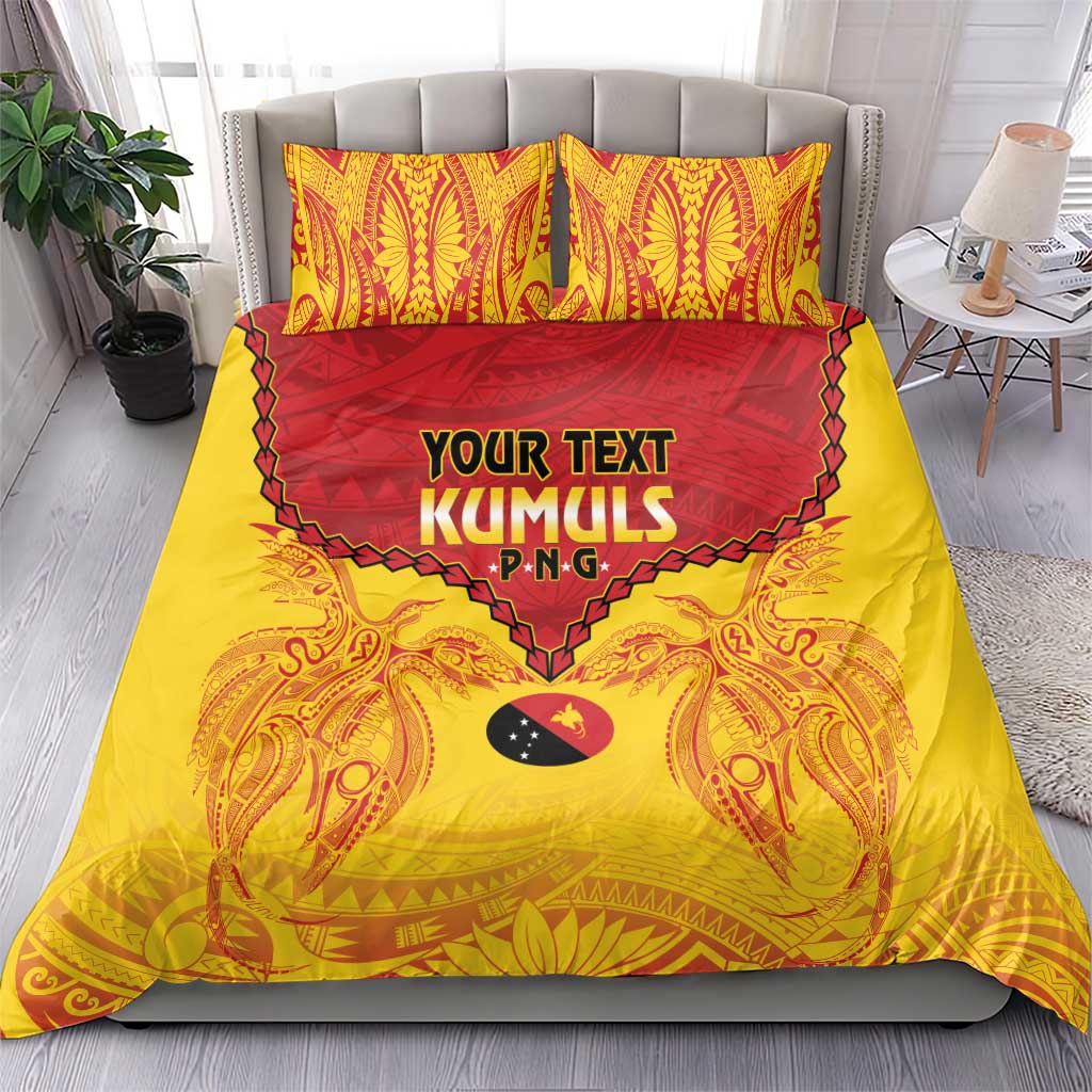 Papua New Guinea Rugby Custom Bedding Set Go Kumuls PNG - Polynesian Pattern LT14 - Polynesian Pride