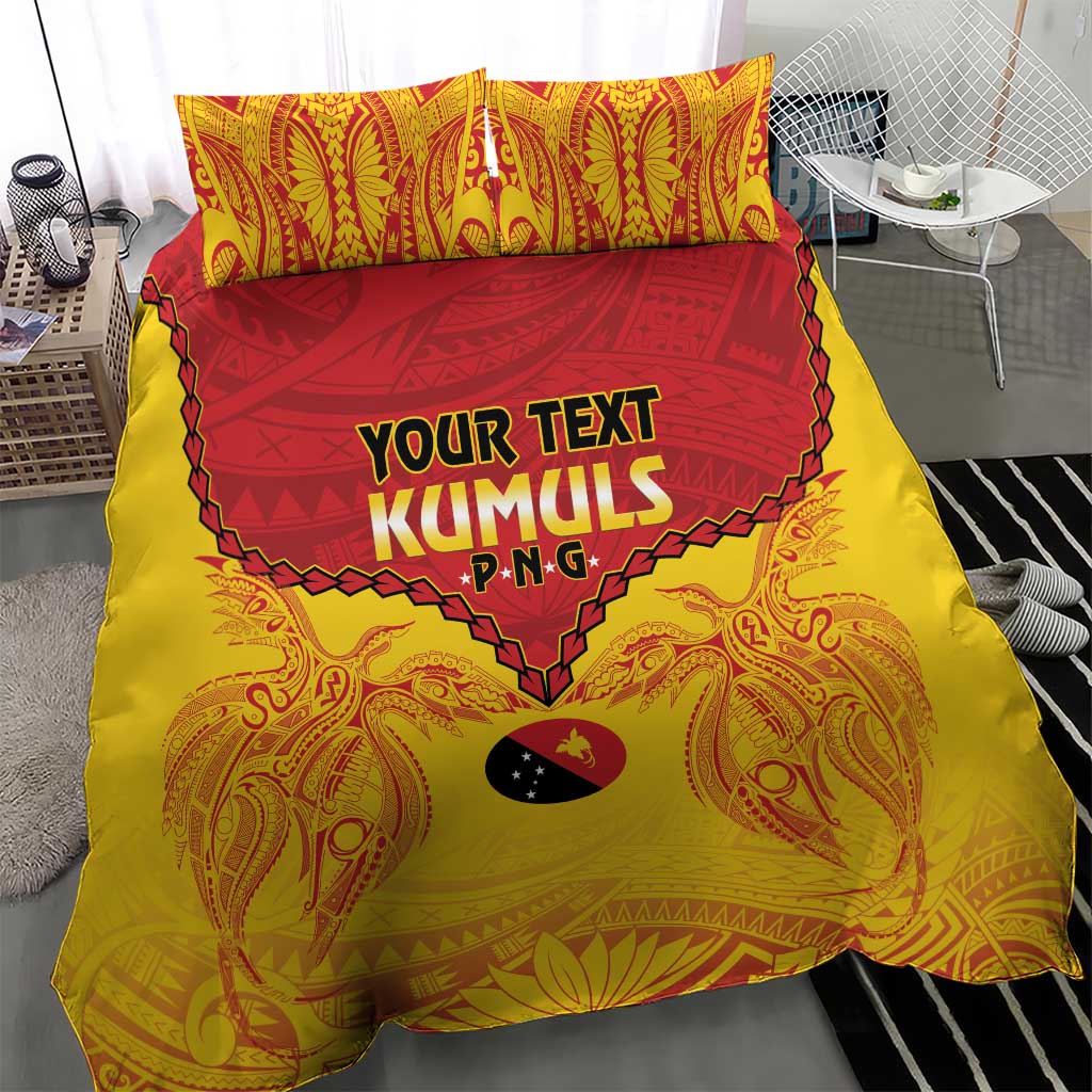 Papua New Guinea Rugby Custom Bedding Set Go Kumuls PNG - Polynesian Pattern LT14 - Polynesian Pride