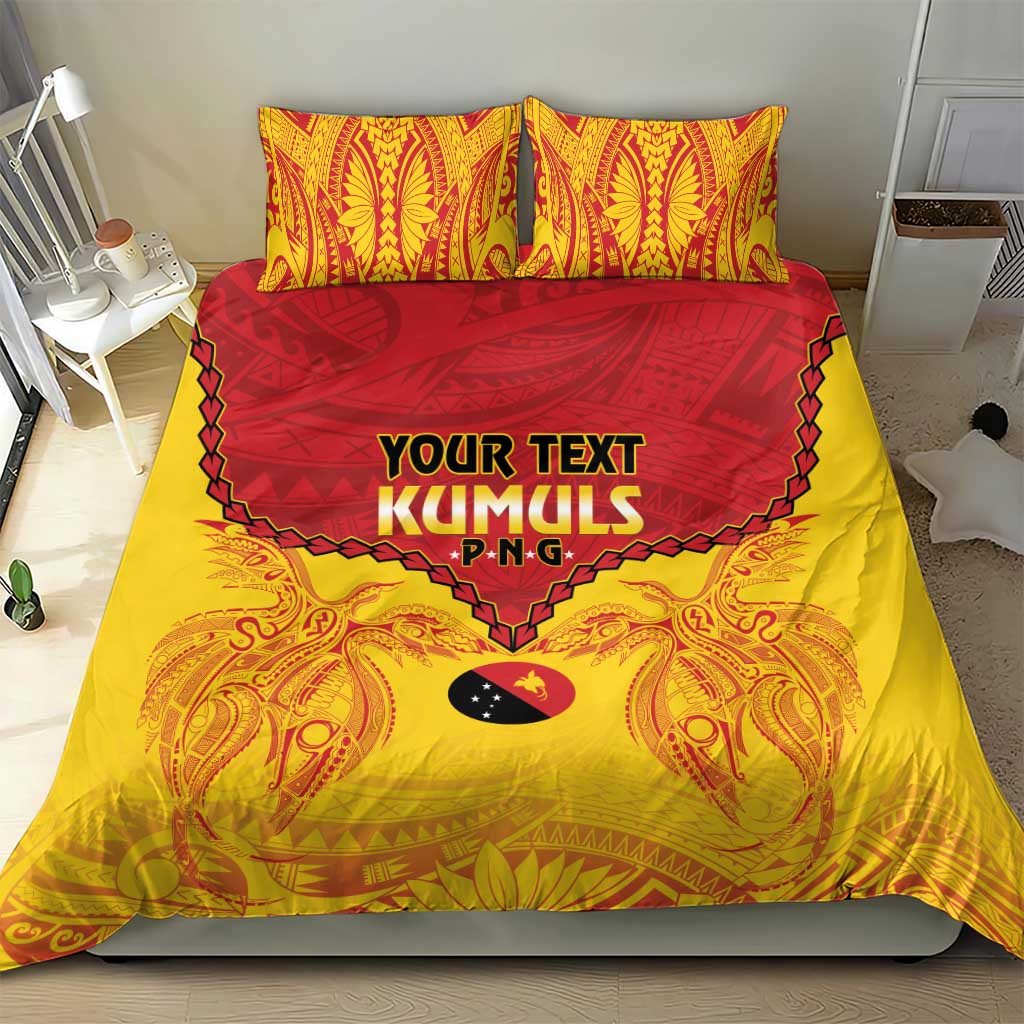 Papua New Guinea Rugby Custom Bedding Set Go Kumuls PNG - Polynesian Pattern LT14 - Polynesian Pride