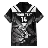 Aotearoa Silver Fern Rugby Custom Family Matching Long Sleeve Bodycon Dress and Hawaiian Shirt 2024 Go Kiwi LT14 - Polynesian Pride