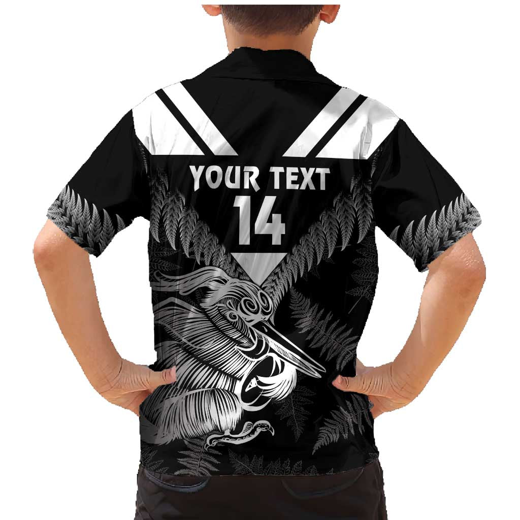 Aotearoa Silver Fern Rugby Custom Family Matching Mermaid Dress and Hawaiian Shirt 2024 Go Kiwi LT14 - Polynesian Pride