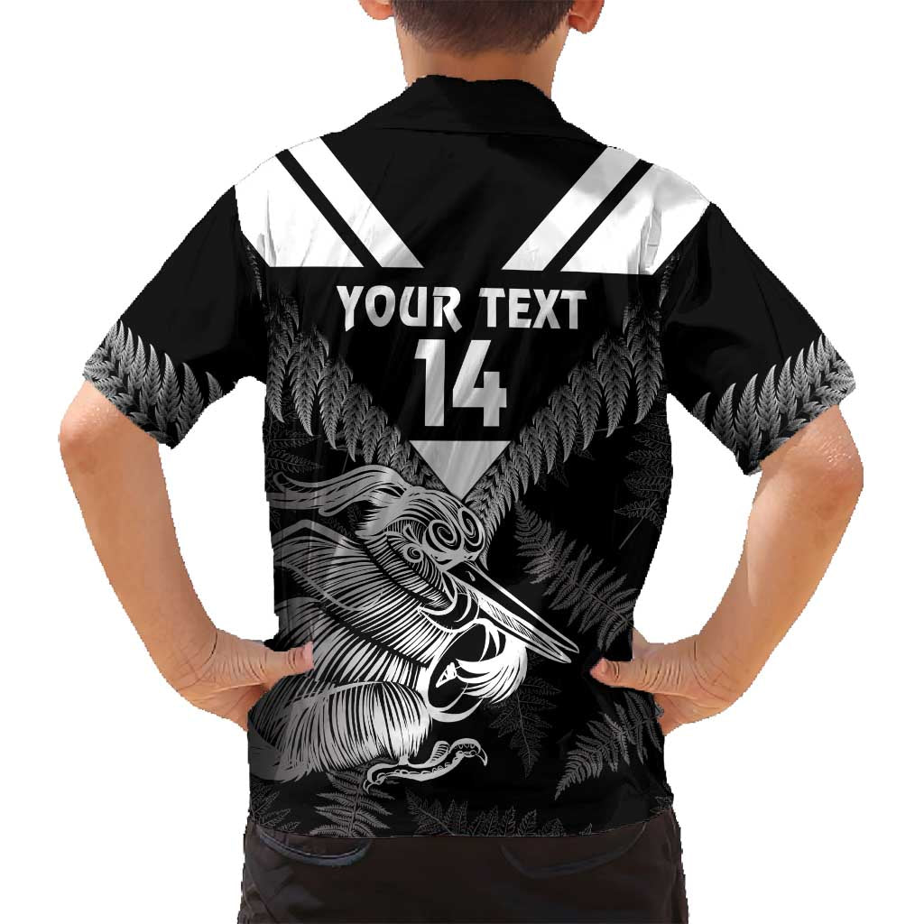 Aotearoa Silver Fern Rugby Custom Family Matching Summer Maxi Dress and Hawaiian Shirt 2024 Go Kiwi LT14 - Polynesian Pride