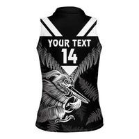 Aotearoa Silver Fern Rugby Custom Women Sleeveless Polo Shirt 2024 Go Kiwi LT14 - Polynesian Pride