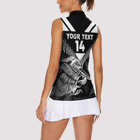 Aotearoa Silver Fern Rugby Custom Women Sleeveless Polo Shirt 2024 Go Kiwi LT14 - Polynesian Pride
