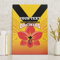 Orchids PNG Rugby Custom Canvas Wall Art Go Champions Papua New Guinea