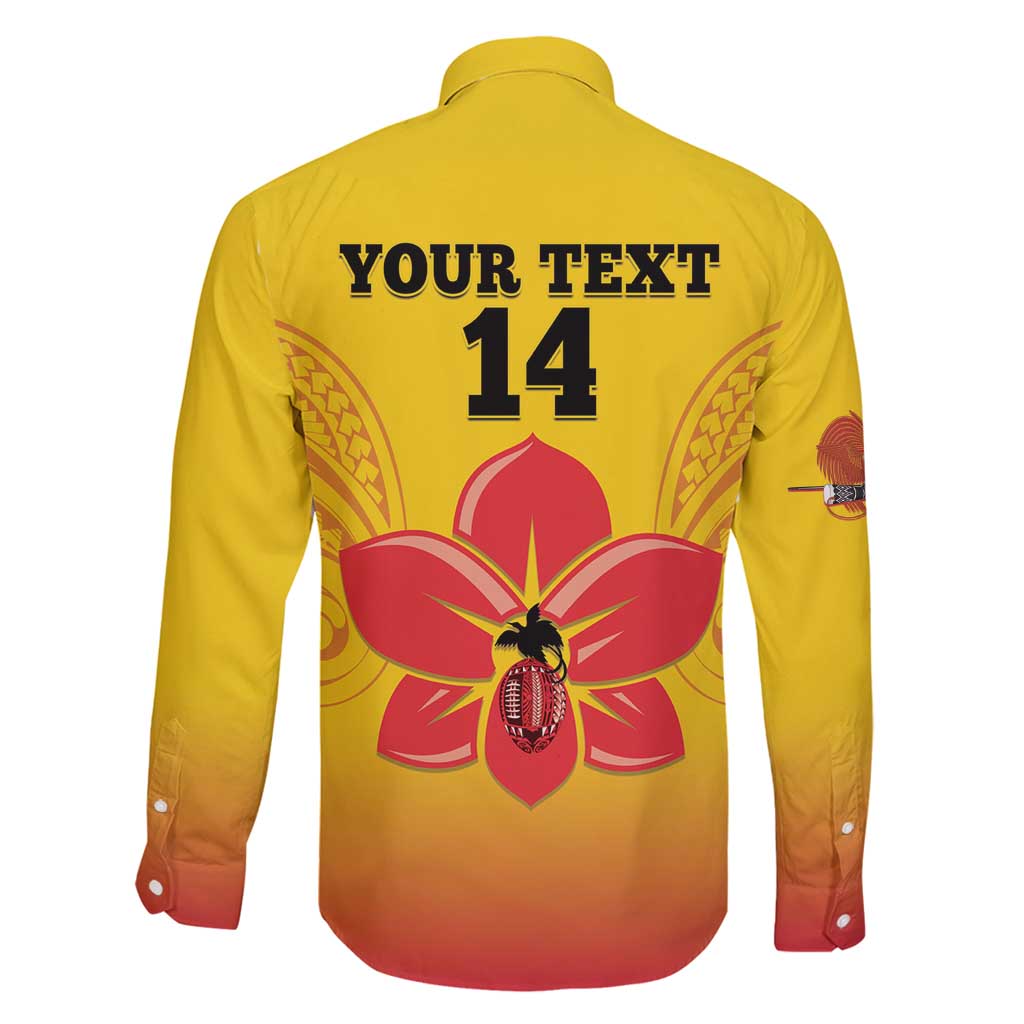 Orchids PNG Rugby Custom Family Matching Summer Maxi Dress and Hawaiian Shirt Go Champions Papua New Guinea LT14 - Polynesian Pride