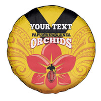 Orchids PNG Rugby Custom Spare Tire Cover Go Champions Papua New Guinea LT14 - Polynesian Pride