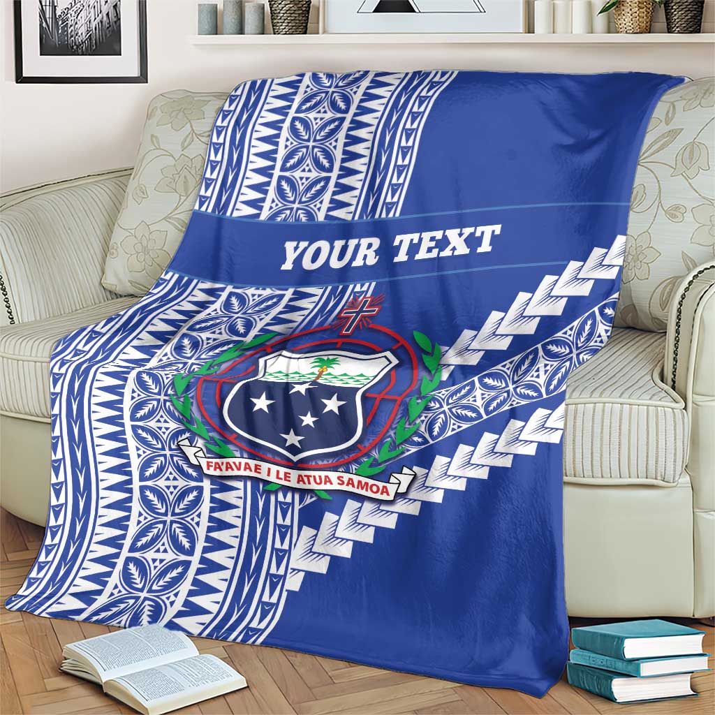 Fetu Samoa Rugby Custom Blanket Siapo Pattern - Sporty Style
