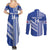Fetu Samoa Rugby Custom Couples Matching Summer Maxi Dress and Long Sleeve Button Shirt Siapo Pattern - Sporty Style