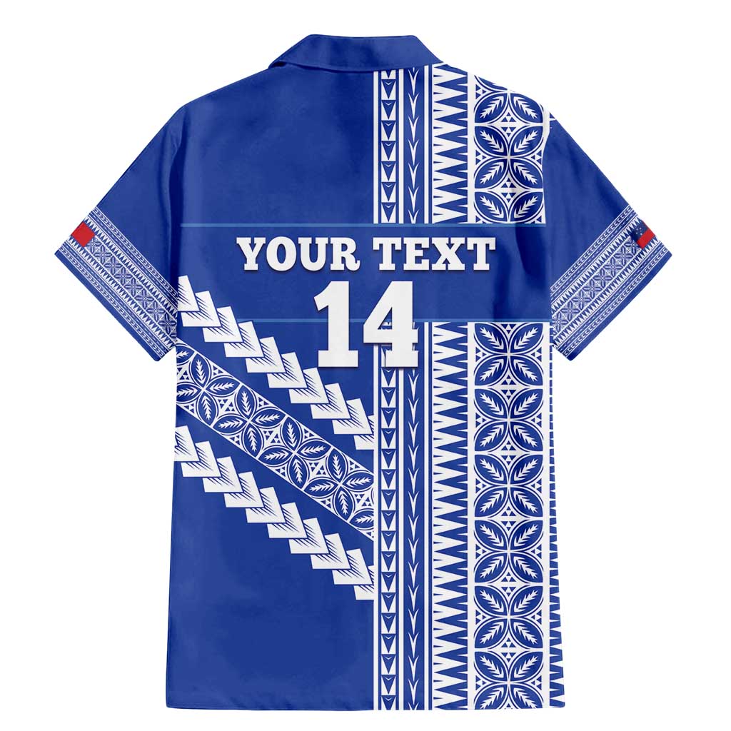 Fetu Samoa Rugby Custom Family Matching Mermaid Dress and Hawaiian Shirt Siapo Pattern - Sporty Style LT14 - Polynesian Pride