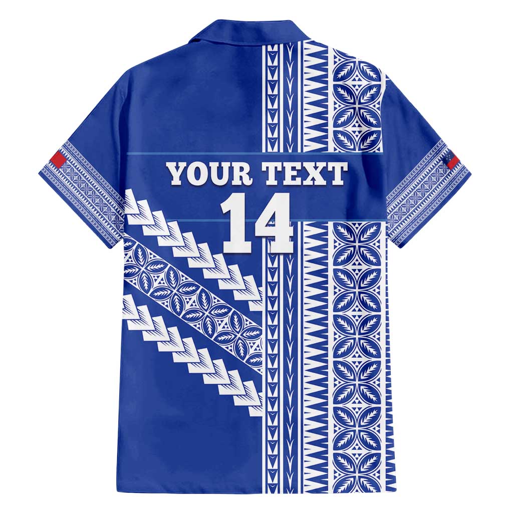 Fetu Samoa Rugby Custom Family Matching Summer Maxi Dress and Hawaiian Shirt Siapo Pattern - Sporty Style LT14 - Polynesian Pride