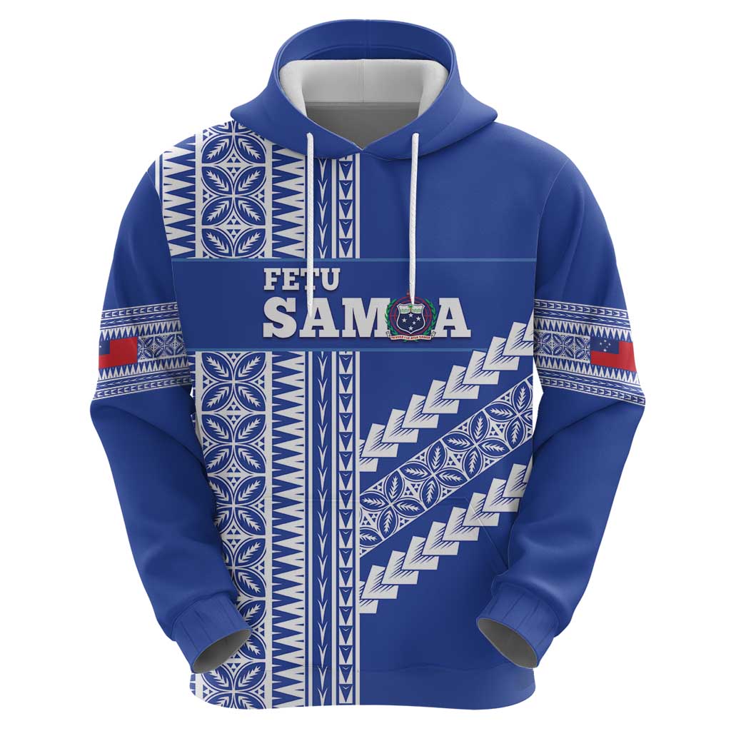 Fetu Samoa Rugby Custom Hoodie Siapo Pattern - Sporty Style