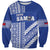 Fetu Samoa Rugby Custom Sweatshirt Siapo Pattern - Sporty Style