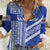 Fetu Samoa Rugby Custom Women Casual Shirt Siapo Pattern - Sporty Style