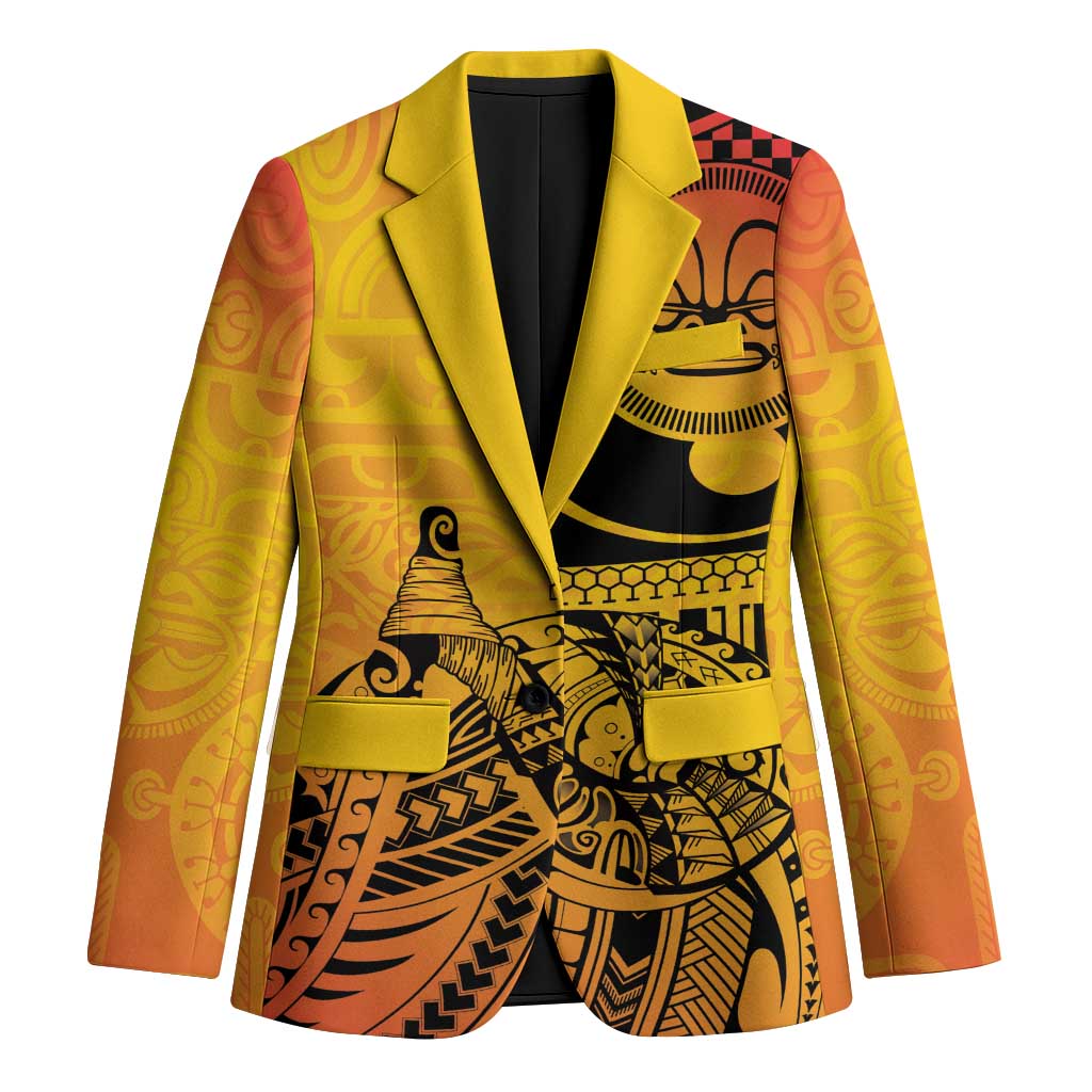 Marquesas Islands Blazer Marquesan Matatiki Fish Hook Patutiki - Polynesian Pride