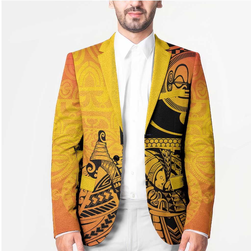 Marquesas Islands Blazer Marquesan Matatiki Fish Hook Patutiki - Polynesian Pride