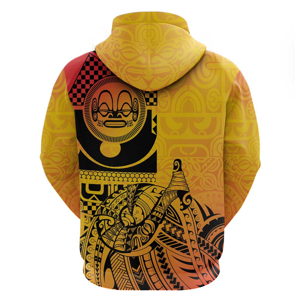 Marquesas Islands Hoodie Marquesan Matatiki Fish Hook Patutiki LT14 - Polynesian Pride