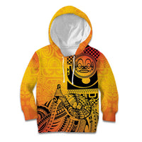 Marquesas Islands Kid Hoodie Marquesan Matatiki Fish Hook Patutiki - Polynesian Pride