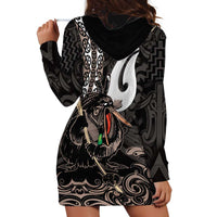 Aotearoa Hei Matau Hoodie Dress Haka Kiwi Mix Maori Mangopare LT14 - Polynesian Pride