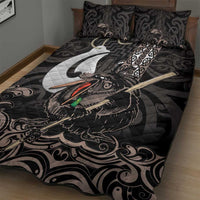 Aotearoa Hei Matau Quilt Bed Set Haka Kiwi Mix Maori Mangopare LT14 - Polynesian Pride