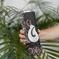 Aotearoa Hei Matau Skinny Tumbler Haka Kiwi Mix Maori Mangopare LT14 - Polynesian Pride