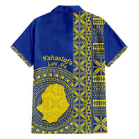 Fakaalofa Lahi Atu Niue Hawaiian Shirt Niuean Map With Hiapo Pattern Blue Version LT14 - Polynesian Pride