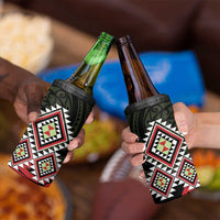 Kia Ora Aotearoa 4 in 1 Can Cooler Tumbler 2025 Pasifika Maori Taniko Motifs LT14 - Polynesian Pride