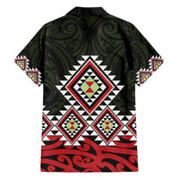 Kia Ora Aotearoa Family Matching Summer Maxi Dress and Hawaiian Shirt 2025 Pasifika Maori Taniko Motifs LT14 - Polynesian Pride