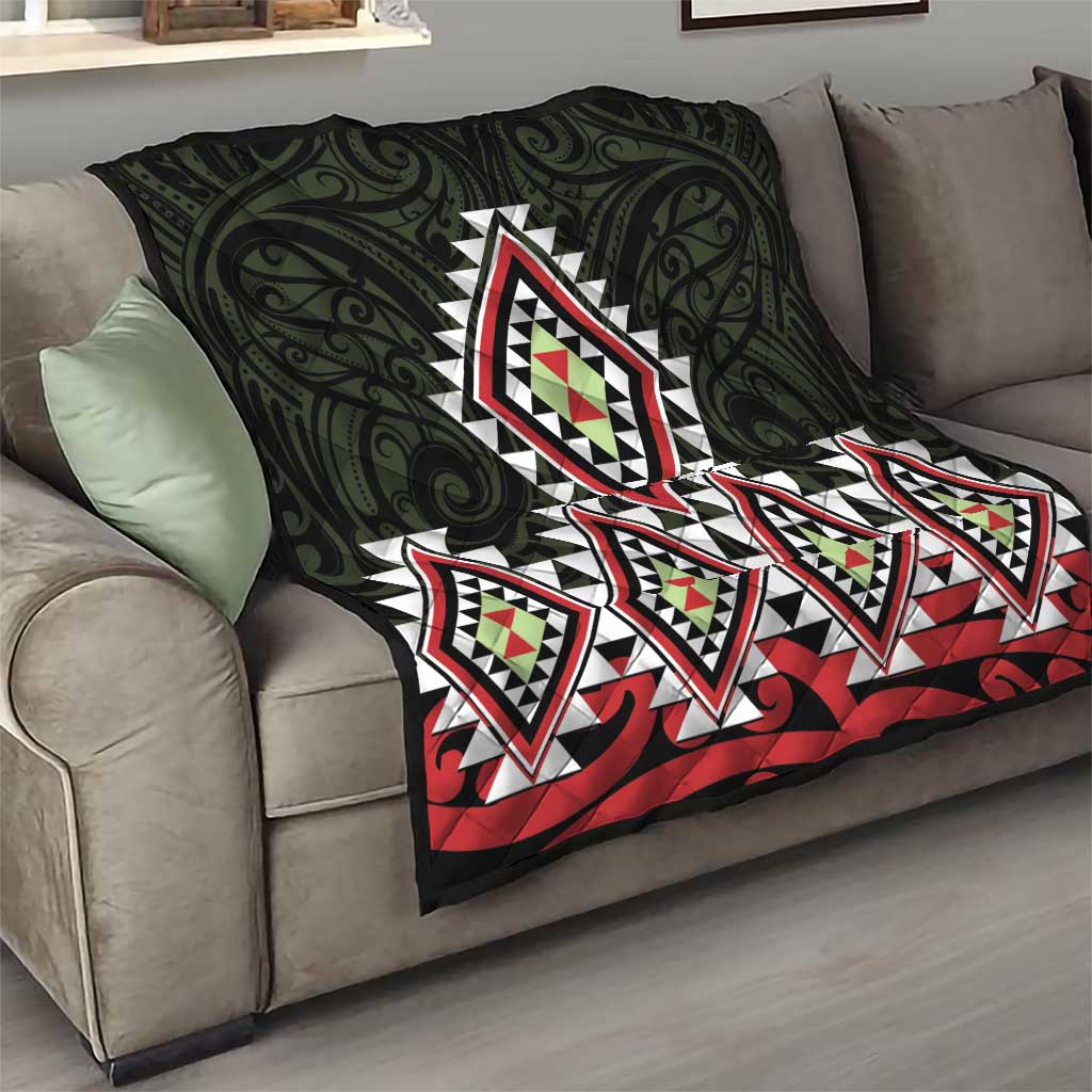 Kia Ora Aotearoa Quilt 2025 Pasifika Maori Taniko Motifs