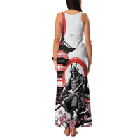 Japanese Samurai Warrior Enso Family Matching Tank Maxi Dress and Hawaiian Shirt Japan Pagoda Sakura Watercolor LT14 - Polynesian Pride
