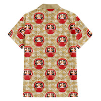 Japanese Daruma Doll Family Matching Puletasi and Hawaiian Shirt Palaka With Seamless Bamboo Pattern - Polynesian Pride
