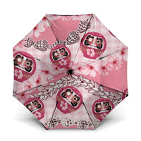 Japanese Daruma Doll Palaka Umbrella Cherry Blossoms With Shell Lei - Polynesian Pride