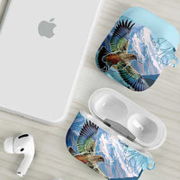 New Zealand South Island AirPods Case Te Waipounamu Aoraki Kea Bird LT14 - Polynesian Pride