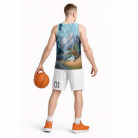 New Zealand South Island Basketball Jersey Te Waipounamu Aoraki Kea Bird LT14 - Polynesian Pride