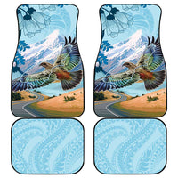New Zealand South Island Car Mats Te Waipounamu Aoraki Kea Bird LT14 - Polynesian Pride