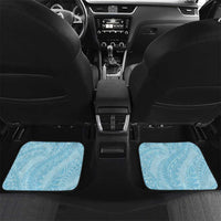 New Zealand South Island Car Mats Te Waipounamu Aoraki Kea Bird LT14 Set 2pcs - Back Blue - Polynesian Pride